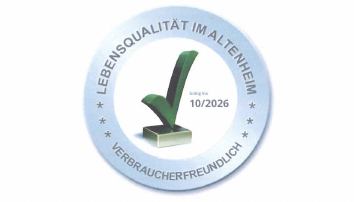 Grüner Haken für hohe Lebensqualität lebensqualität seniorenheim